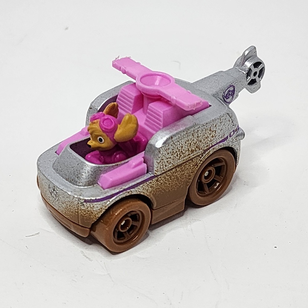 Paw Patrol SKYE Off Road Mud True Metal Diecast Toy Car Vehicle Helicopter 3.5"